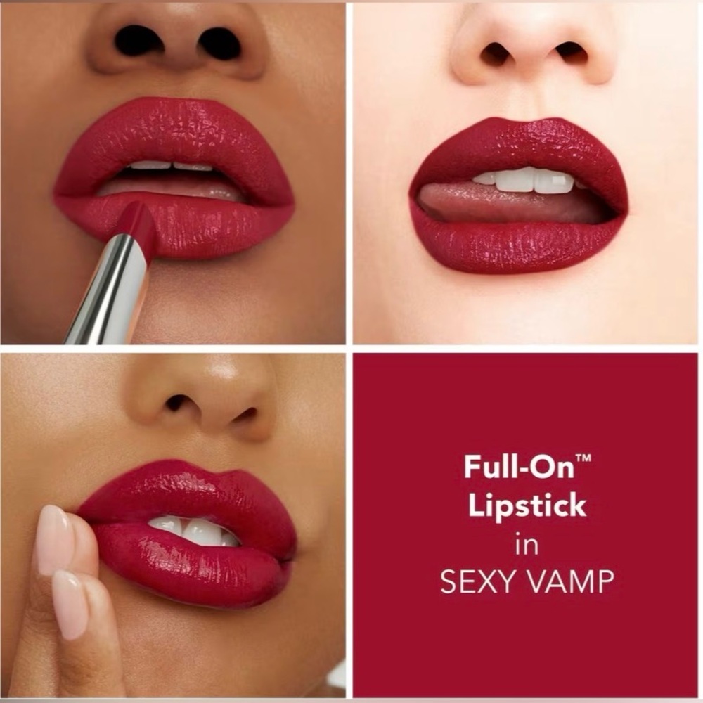 Buxom SEXY VAMP satin plumping Full-On Lipstick